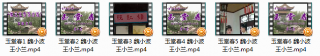 庐剧《玉堂春》完整版全集视频mp4 魏小波 王小兰打包下载